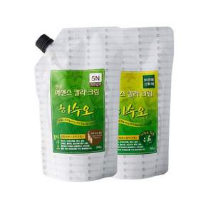 PL코스메틱 하수오 에센스 명품 칼라크림 염색약 500ml 5N자연갈색 새치염색약