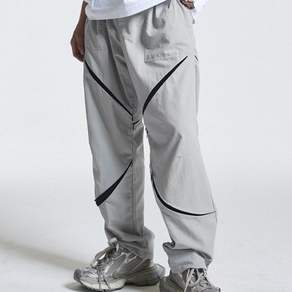 세븐셀라 남성 트레이닝/조거 팬츠 nylon zip slide pants ACNP243GY