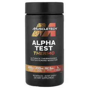 할인중입니다 MuscleTech (머슬테크) 알파 테스트 써모 캡슐 90정 추워질수록 건강챙기세여