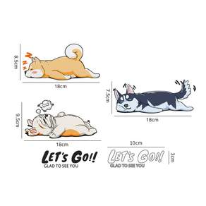 차량용 흠집 스티커 자동차 캠핑카 고양이 스티커 꾸미기