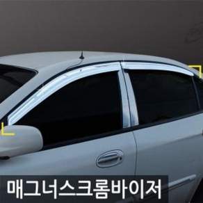 경동 매그너스 크롬 윈도우 바이저 doi353kW