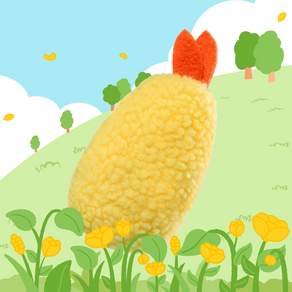 위드어스 강아지 터그놀이 바스락 삑삑이 새우튀김 인형