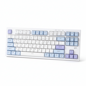 지클릭커 오피스프로 사일런스 M RGB 87키 무소음 유선 텐키리스 키보드