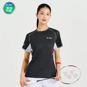 요넥스 여성용 게임웨어 배드민턴 티셔츠 261TS004F
