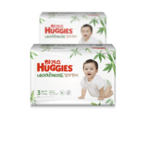하기스 네이처메이드밤부 팬티형 기저귀 여아용