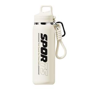 YONIVI 600mL 대용량 이중 진공 빨대 스텐 냉온 텀블러