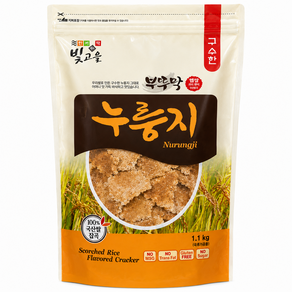 부뚜막 100%국산 햅쌀귀리현미누룽지 1.1kg 1개