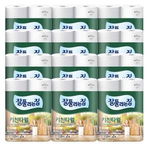 잘풀리는집 키친타올 110매 2롤 12팩