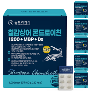 뉴트리케이 C6S 6형 뮤코다당단백 철갑상어 연골 콘드로이친 1200 MBP 식약청인증 HACCP