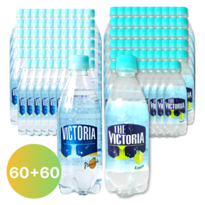 더 빅토리아 탄산음료 파인애플 500ml 60개 + 라임 500ml 60개