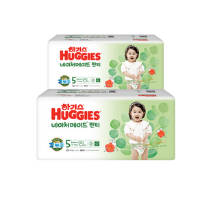 하기스 NEW 네이처메이드 팬티형 기저귀 여아용