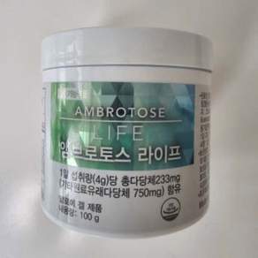매나테크 앰브로토스 라이프 100g 글리코 영양소 알로에 겔