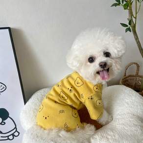 강아지 사족 점프수트 잠옷 홈웨어
