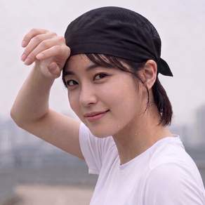 올인원 메쉬 망사형두건 / 주방 위생 모자 / 등산 헬스 런닝 두건 / 이너두건