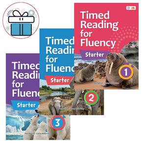 Timed Reading for Fluency Starter 세트 / 전 3권 / 챕터 지문에 나오는 핵심 어휘 및 표현 학습 후 지문 학습 / 씨드러닝