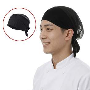 오브제이스 망사 메쉬 두건 통풍형 위생모자 주방 모자
