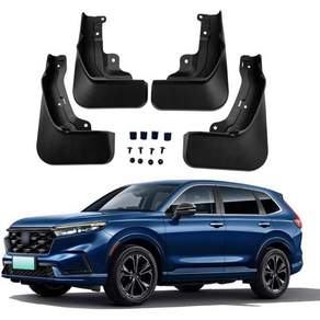 4PCS 스플래시 가드 머드 플랩 전후 펜더 커버 머드가드 머드플랩 혼다 CRV 2023 2024 2025용 자동차 액세서리