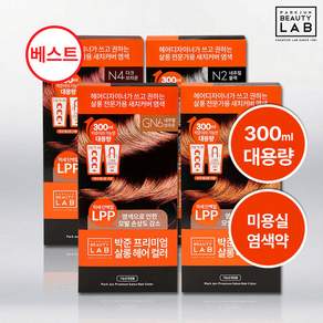 박준뷰티랩 헤어 살롱 컬러 염색제 새치커버용 150ml + 150ml