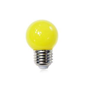 일광 LED 인치구 (E26소켓) G45 황색 (노란색) 1W