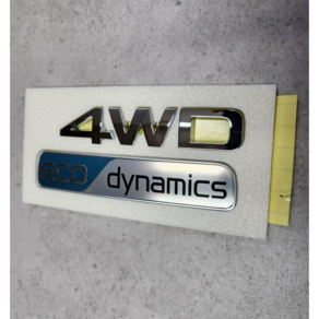 MOBIS 현대모비스 기아순정부품 올뉴스포티지QL [ECO dynamics-4WD] 크롬 엠블럼