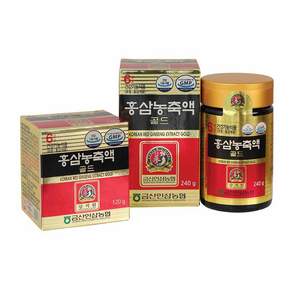 [금산인삼농협 삼지원] 홍삼농축액골드 240g 건강기능식품 80일분