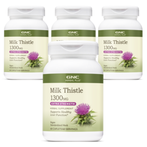 GNC 밀크 씨슬 1300mg 엑스트라 스트렝스 캐플렛