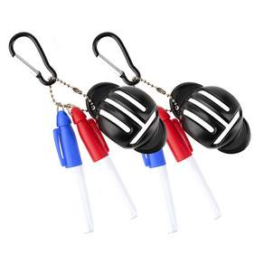 그린유니언 골프 T형 볼 라이너 + 마킹펜 2p + 카라비너 2세트입