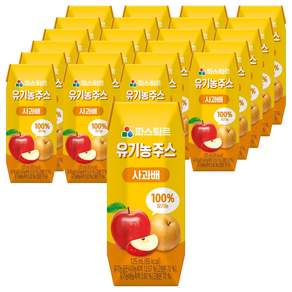 파스퇴르 유기농주스, 125ml, 24개