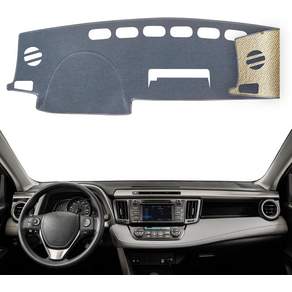 KEYOOG 대시보드 커버 Dash Mat Fit for Toyota Tacoma 2015-2005 HUD 모델 제외 Car Board Anti-Glare Carpet
