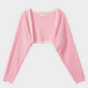 쏘이르 TERRY BOLERO CARDIGAN - PINK