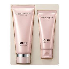 오휘 미라클 모이스처 클렌징 폼 세트 (200ml+100ml)