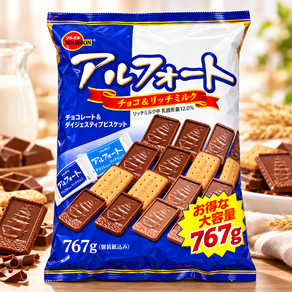 부르본 알포트 초코&리치밀크