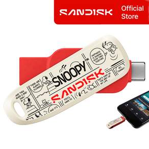 샌디스크 스누피 USB 메모리 Phone Drive SNOOPY 에디션 C타입 OTG SDDDC6