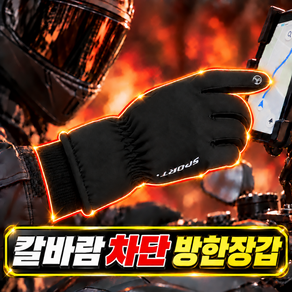 데르온 오토바이 스마트 터치 방한 장갑 겨울 스포츠 스키 배달