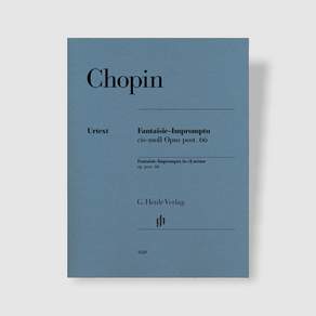 쇼팽 즉흥 환상곡 환상 즉흥곡 - 악보 헨레 HN 1320 CHOPIN Fantaisie-Impromptu c sharp minor op. post. 66