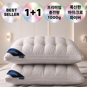 아이오트 프리미엄 고급 호텔 베개 숙면 배게