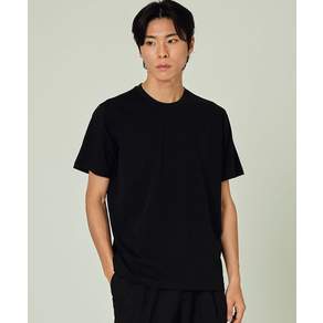 리우아 RIOOA 프리미엄 CP30 레귤러핏 반팔티 블랙