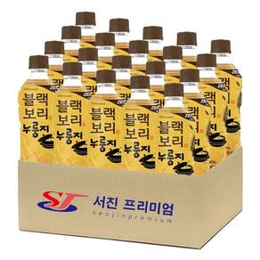 (서진프리미엄) 하이트진로 블랙보리 누룽지 음료 520ml 20개