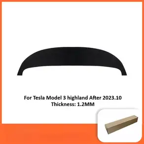 Tesla Model Y Juniper 2025 Model 3Suede 대시 보드 커버 패드 Sunshade Protector Anti-UV Dash Mat Sun-