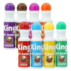 따블리에 워셔블 킹 도트물감 미술놀이 유아물감 도트마카 480ml