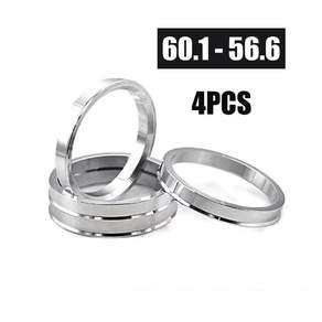 허브스페이스 휠 4개/세트 알루미늄 허브 링 보어 64.1-60.1 66.45-57.1 66.6-57.1 66.1-60.1 60.1-57.1