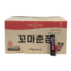 중찬명가 꼬마춘장3kg(6gX500)