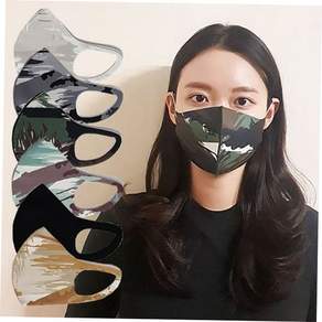 패션마스크 밀리터리 육해공마스크 6칼라1세트