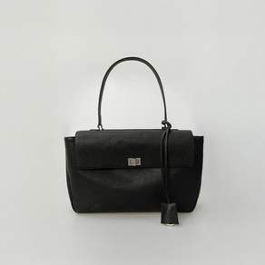 세이지먼트 [2nd re-order] CITY LEATHER FLAP SHOULDER BAG_BLACK
