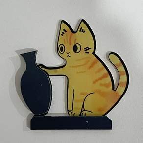 고양이 자석 반려동물 수염 보관 냉장고 마그넷
