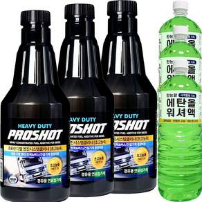 대림기업 프로샷 디젤 엔진시스템클리너 1L 3개+워셔액 3개