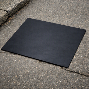 하수구 덮개 배수로 및 맨홀덮개 냄새차단 고무판 바닥깔판 3.2T x 60cm x 50cm