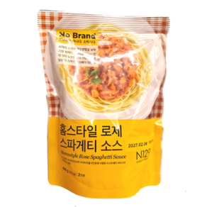 노브랜드 홈스타일 로제 스파게티 소스