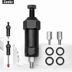 Zeekr 구리스 니플 막힘 제거기 M6 M8 어댑터 포함 그리스 피팅 클리너 중장비 자동차 농기계 윤활 정비 공구