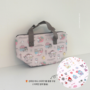 일본정품 산리오 캐릭터즈 보냉 런치백